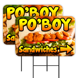 PO BOY Sandwiches 2 Pack...