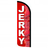 JERKY Premium Windless Feather Flag Bundle (Complete Kit) OR Optional Replacement Flag Only