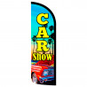 CAR SHOW Windless Feather Flag Bundle (Complete Kit) OR Optional Replacement Flag Only