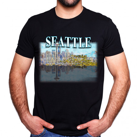 Seattle Skyline Unisex Tee (Printed in Texas)