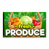 Fresh Produce Premium 3x5 foot Flag OR Optional Flag with Mounting Kit