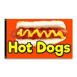 Hot Dogs Premium 3x5 foot...