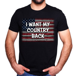 I Want My Country Back Unisex Tee (Made in Texas)