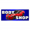 BODY SHOP Vinyl Banner with Optional Sizes (Made in the USA)