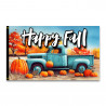 Happy Fall - Truck Premium 3x5 foot Flag OR Optional Flag with Mounting Kit