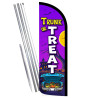 Trunk Or Treat Premium Windless Feather Flag Bundle (Complete Kit) OR Optional Replacement Flag Only
