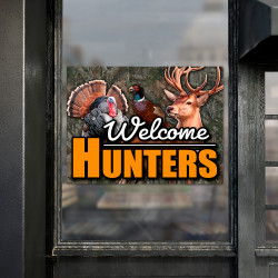 Welcome Hunters (32" x 24")...