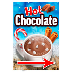 Hot Chocolate Economy A-Frame Sign