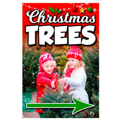 Christmas Trees Economy A-Frame Sign