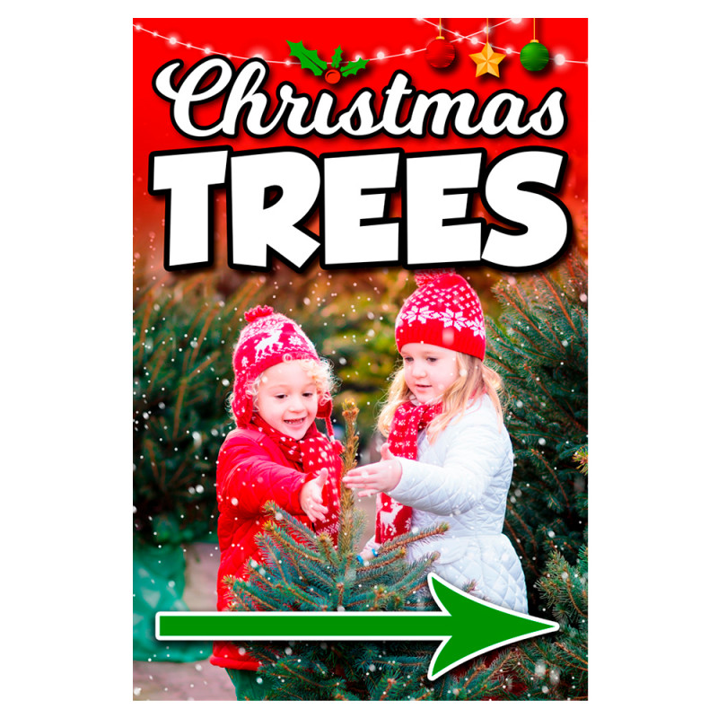 Christmas Trees Economy AFrame Sign