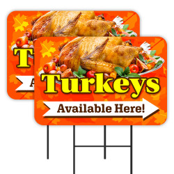Turkeys Available 2 Pack...