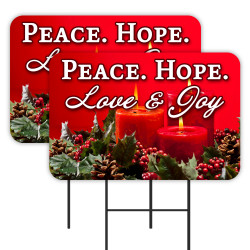 Peace Hope Love Joy -...