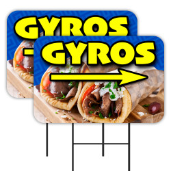 GYROS 2 Pack Double-Sided...