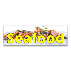 Seafood Vinyl Banner with...