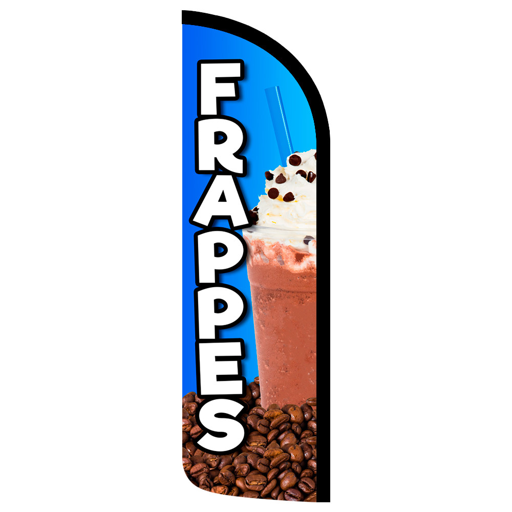 FRAPPES Premium Windless Feather Flag Bundle (Complete Kit) OR Optional Replacem - Picture 3 of 4