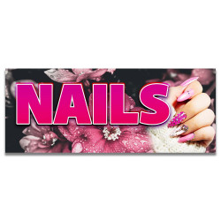 NAILS Vinyl Banner with...