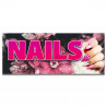 NAILS Vinyl Banner with Optional Sizes (Made in the USA)
