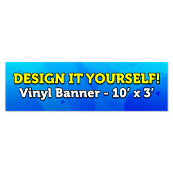 Design It Yourself Vinyl Banner Large - 36x120