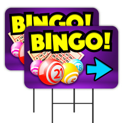 Bingo 2 Pack Double-Sided...