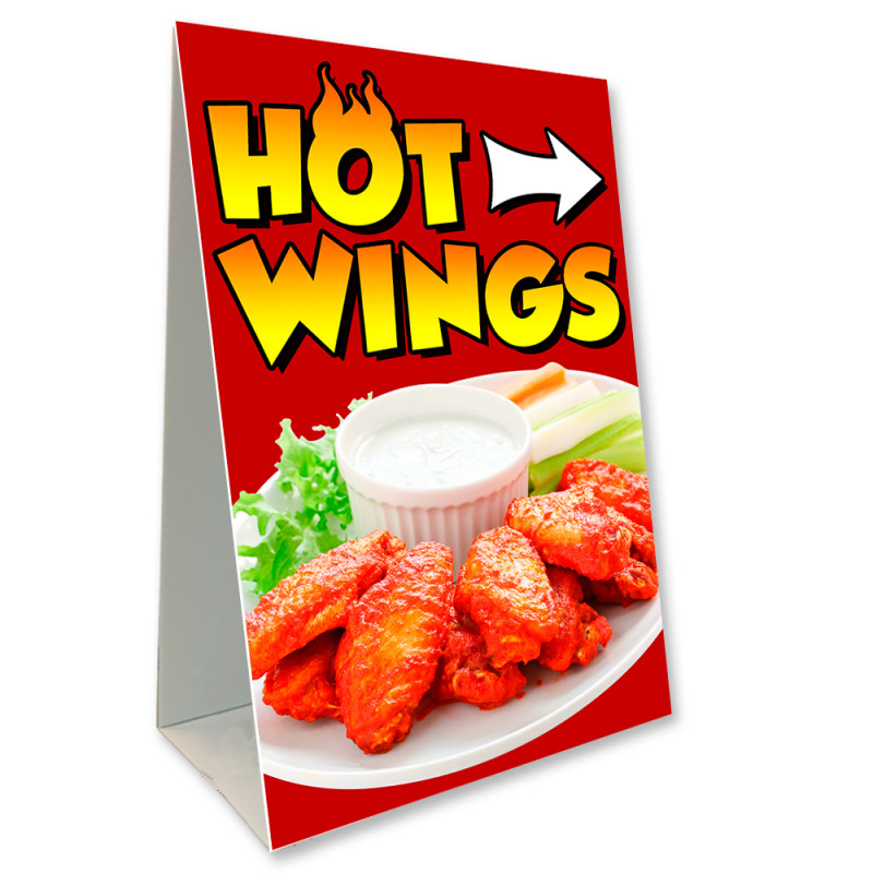 Hot Wings Economy A-Frame Sign