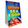 Fresh Seafood Economy A-Frame Sign