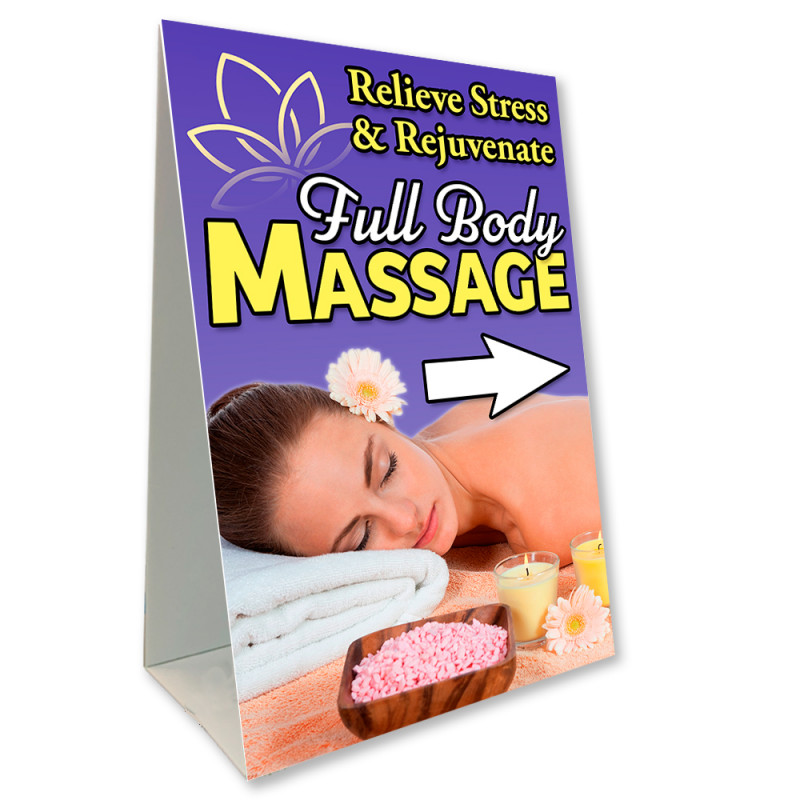 Full Body Massage Economy A-Frame Sign