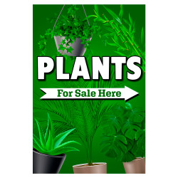 Plants Economy A-Frame Sign