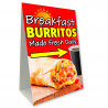 Breakfast Burritos Economy A-Frame Sign