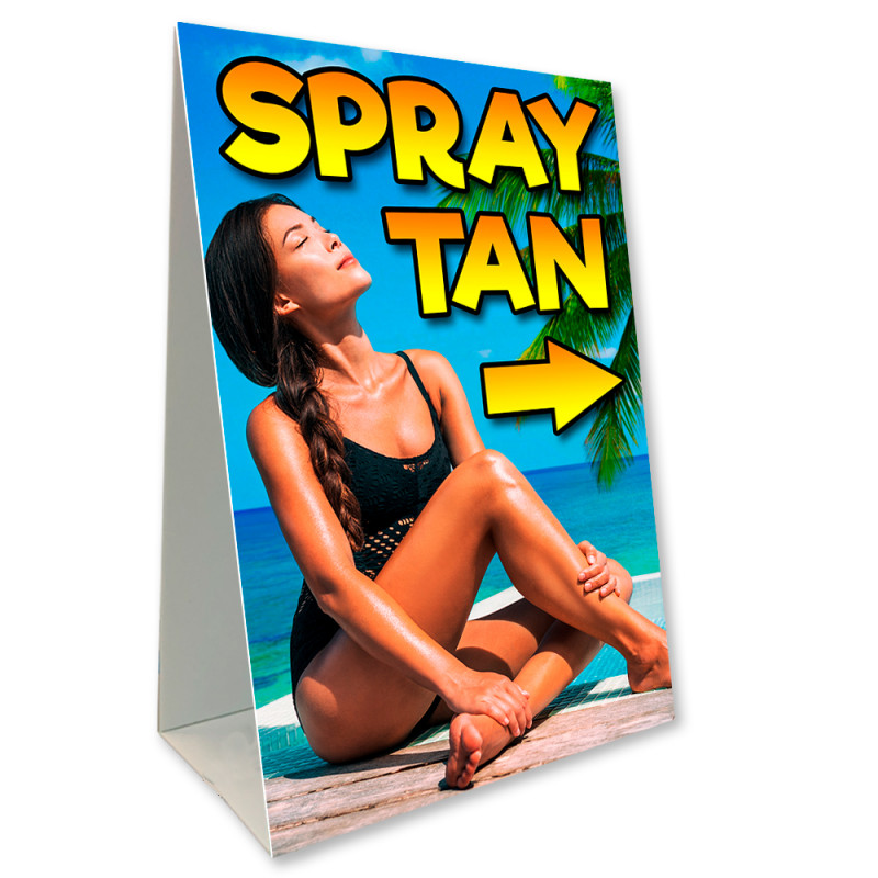 Spray Tan Economy A-Frame Sign