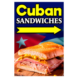 Cuban Sandwiches Economy A-Frame Sign