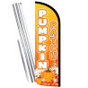 PUMPKIN PATCH Premium Windless Feather Flag Bundle (Complete Kit) OR Optional Replacement Flag Only