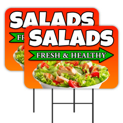 Salads 2 Pack Double-Sided...