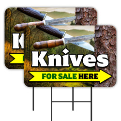 Knives 2 Pack Double-Sided...