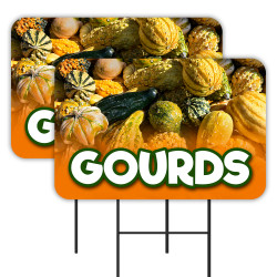 GOURDS 2 Pack Double-Sided...