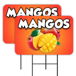 MANGOS 2 Pack Double-Sided...