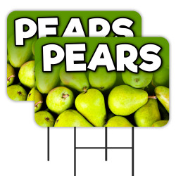 PEARS 2 Pack Double-Sided...