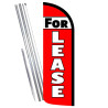 For Lease Premium Windless Feather Flag Bundle (Complete Kit) OR Optional Replacement Flag Only