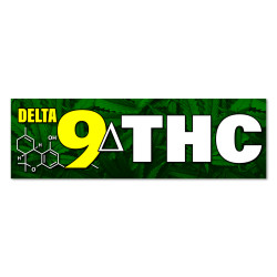 Delta 9 THC Vinyl Banner...