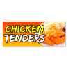 Chicken Tenders Vinyl Banner with Optional Sizes (Made in the USA)