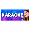 Karaoke Vinyl Banner with Optional Sizes (Made in the USA)