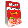 Meat Market Economy A-Frame Sign