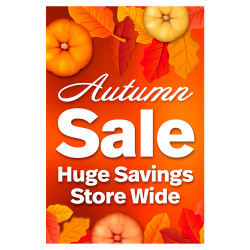 Autumn Sale Economy A-Frame Sign