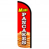 Mini Pancakes Premium Windless Feather Flag Bundle (Complete Kit) OR Optional Replacement Flag Only