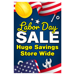 Labor Day Sale Economy A-Frame Sign