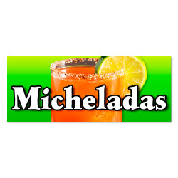 Micheladas Vinyl Banner with Optional Sizes (Made in the USA)