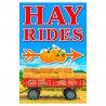 Hay Rides Economy A-Frame Sign
