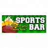 SPORTS BAR Vinyl Banner with Optional Sizes (Made in the USA)