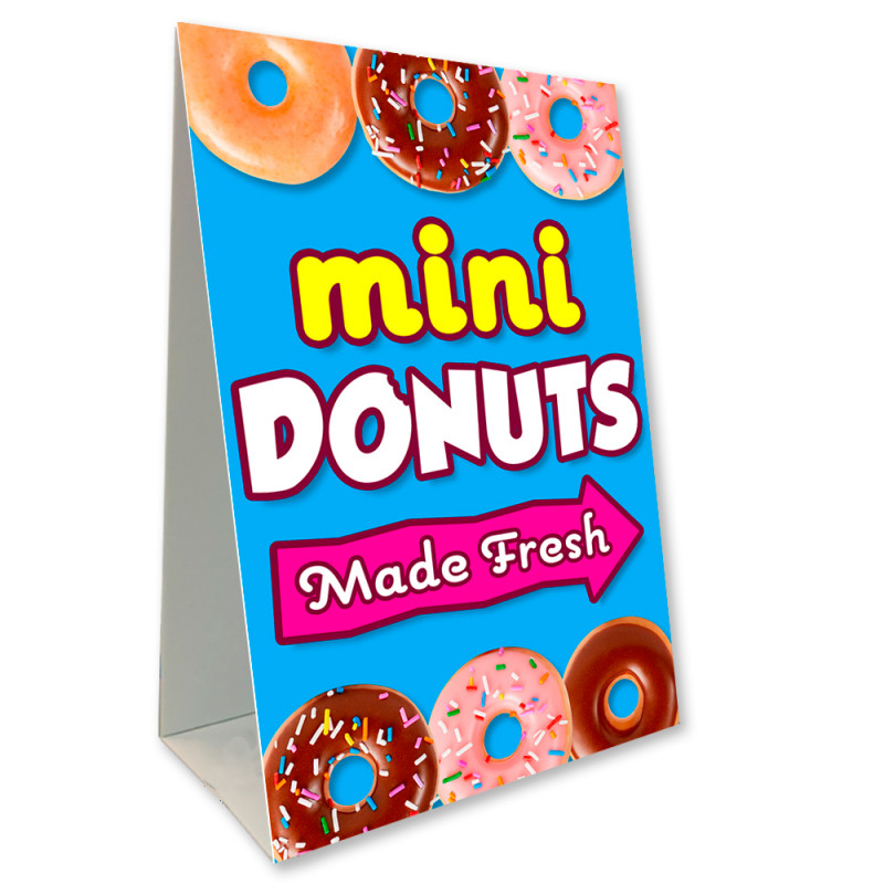 Mini Donuts Economy A-Frame Sign