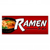 RAMEN Vinyl Banner with Optional Sizes (Made in the USA)