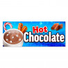 Hot Chocolate Vinyl Banner with Optional Sizes (Made in the USA)